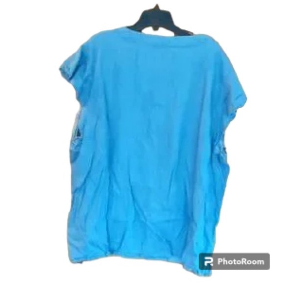 JOE FRESH Denim Chambray Top Size 3X - Picture 2 of 4